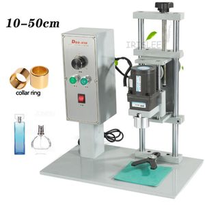 Máquina taponadora semiautomática, máquina eléctrica para atornillar tapas de escritorio, tapas de 10-50mm, anillo para Collar de Perfume, botella de alquitrán de tabaco