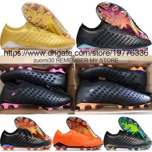Envíe con bolsas de calidad de calidad Botas de fútbol Phantom Ultra Venom FG Hypervenom Football tacos para hombres de cuero suave y cómodos zapatillas de fútbol de punto de fútbol.