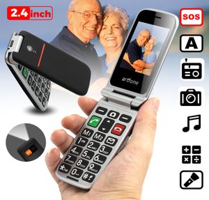 Teléfono celular para personas mayores con tapa tipo almeja, buen teléfono antiguo, botón grande, batería grande fácil, altavoz fuerte, botón lateral SOS 8214026