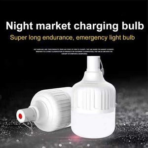 Sensor Lights Rechargeable Bulb LED Household Emergency Light Super Bright For Camping Market Stall Outage Outdoor Lighting R230606