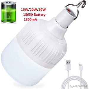 Sensor Lights Rechargeable Emergency LED Light Bulb with USB Charging Capable to Recharge Mobile Devices Ideal for Outage Tent Camping R230606