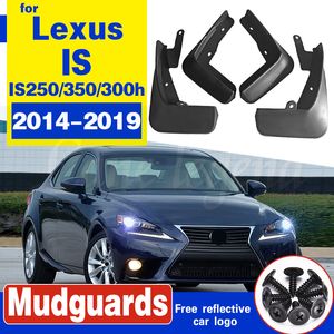 Set Molded Mud Flaps For Lexus IS IS250 IS350 IS300h 2014 2015-2019 Mudflaps Splash Guards Front Rear Mud Flap Mudguards Fender