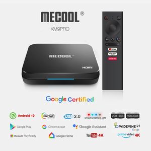 Set Top Box Mecool KM9 Pro Classic Google Certified Amlogic S905X2 Android 10.0 2G 16G 4K HDR Cast Voice Control Android TV Box Prefix 230831