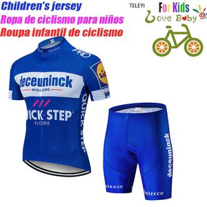 Conjuntos 2022, camiseta de verano para niños, ropa para niños y niñas, traje de manga corta para niños, equipo deportivo para ciclismo Z230130