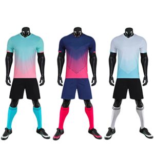 Sets Fashion Men Kids Football Jerseys Kits Soccer Tshirt Uniforms Children Futbol sets Running Jogging Training Clothing