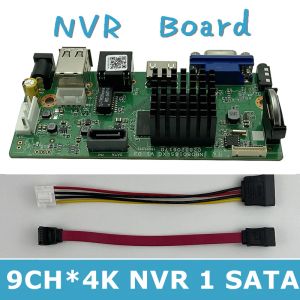SETS H.265 9CH * 4K NOSIQUE NVR DVR Digital Video Recorder Board IP CAMER