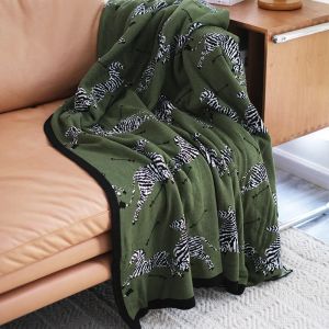 Sets Nórdico Vintage Venbra Osbra Caballa Cobertor Cobertor moderno Fashion Soft Throw Home Bedding