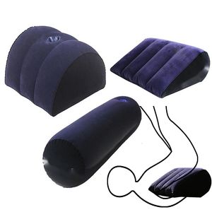 Sex Furniture Wedge Pillow for Couples, Inflatable Body Positioning Cushion for Adult Games, Masturbation, and BDSM