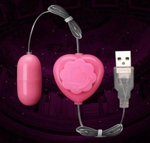 Produits sexuels USB Power Jump Egg Vibrateur Bulte Heart Vibration Clitoral G Spot Stimulateurs Sex Toys for Women Sex Machine Py808 Q4411696