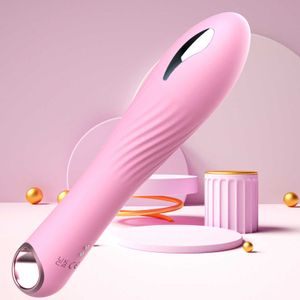 Masseur de jouets sexuels Leyte Strong Pulse Electric Shock Tasting Vibrateur G-spot vibration massage pénis femelle masturbatrice adulte