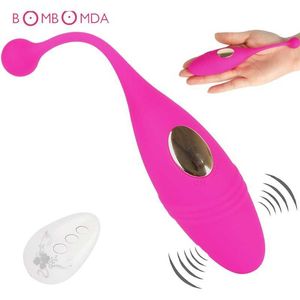 Juguete sexual masajeador Control remoto inalámbrico vibrador bala huevos vibrador juguete para mujer estimulador de clítoris recargable bolas vaginales