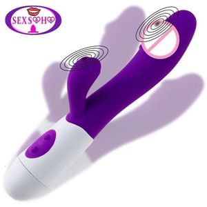 Seksspeeltjes Stimulator g Spot Rabbit Vibrator Speelgoed voor Vrouwen Dildo Vibrators Vagina Clitori Dual Vibration Av Stick Veilig product