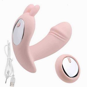 Juguetes sexuales, masajeadores de conejo con Control remoto, bragas portátiles, vibrador, estimulación del clítoris vaginal, sexo impermeable para masturbador para mujer