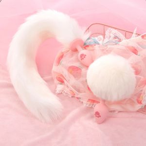 Sexy Fox Anal Plug Tail Silicone Toys for Women Men Butt Butt Small Cat Rabbit Cosplay Sex Adult 240507