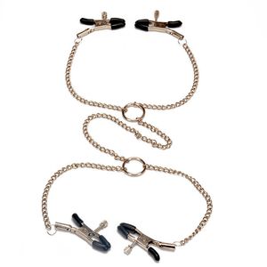 Sexy Nipper Colliers BDSM Fétichisme Jouets érotiques Jeux de sexe Jouets Outils Jouets Couples Stimulateur Stimulateur Chaîne Colliers Produits adultes pour femmes