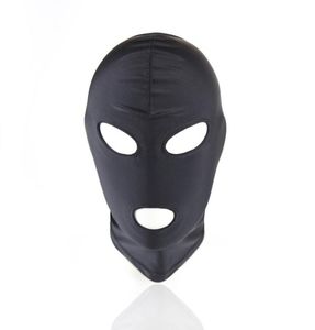 SEXY PU Leather Ladex Hood Mask Black Mask 4 Tyles Biratriz BDSM BDSM Adulto para Party8837964