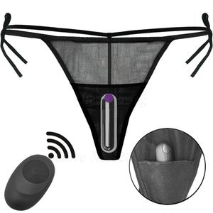 Sexy Shop Super Strong Vibration Clitoris G-spot Stimulator Correa en ropa interior Mini vibradores para mujeres Bullet Vibrating Panties.