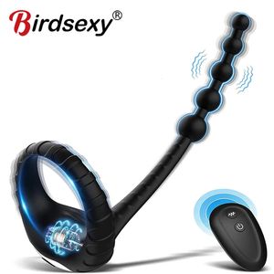 Jouets sexy Cockring pour hommes Couples APP Contrôle Bluetooth Vibrateur Produits pour adultes pour hommes Masturbateur Anneau de pénis Accessoires sexy 240105