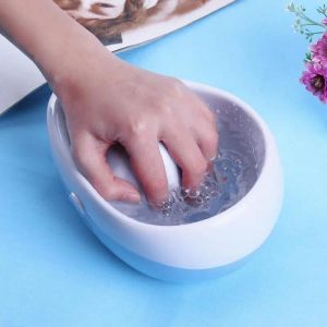 Shadow Electric Diy Nail Art Soak Bowl Bubble Vibration Gel para lavar manos removedor de esmalte Spa herramienta de manicura S herramientas