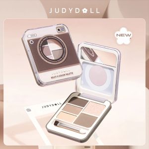 Shadow Judydoll Allinone Multi 5 Color Paleta Sala de ojos Blush Brow Brow Brow Eye Portable Cosmética Natural Cosmética