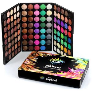 Shadow Wholesale Popfeel Nuevo maquillaje 120 color Sombra de ojos Color Matte Pearl Eye Shadow Paleta de ojos Shadow Envío gratis