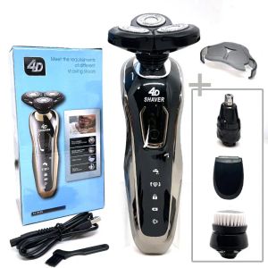 Shavers New Electric Shaver for Men 4d Electric Beard Trimmer USB Razor adulte de la barbe à cheveux professionnels rechargeables Razor pour hommes