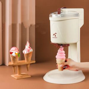 Shavers Pink Bunny 220V Ice Cream Machine Hogar Small Mini Automatic Ice Cream Machine Ice Cream Machine Homemade