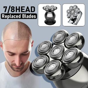 Shavers Shaver Remplacement des lames 7d / 8d Razor Raser Heads Men Barbe Cutter Floating Washable Electric Shavers Trimmers Cutter Blades