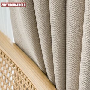 Sheer Curtains Herringbone Chenille Blackout Curtains for Living Dining Room Bedroom Light Luxury Thick Heavy Simple Modern Elegant Custom 230721