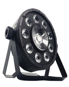 Shehds LED Flat Par 9x10W30W RVB Éclairage RGB 3in1 LED LED DMX512 Disco Lights Professional Stage DJ Equipment3058632