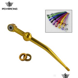 Levier de vitesse Pqy - Levier de vitesses à courte portée 96-00 pour Honda Civic Ek B16 B18 B20 Steel Shift 97 98 99 Pqy-Sft9231 Drop Delivery 2022 Mobile Dh71C