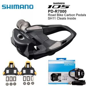 SHIMANO 105 PD R7000PDR8000 Road Bike Pedals Carbon SelfLocking With SH11 Cleats SPDSL R540 Part 240113