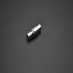 Fermoirs magnétiques pour collier, Tube de verrouillage, adaptés à 3mm 4mm 5mm 6mm 7mm d'épaisseur, cordon en cuir, résultats de bijoux 177B, 50 pièces