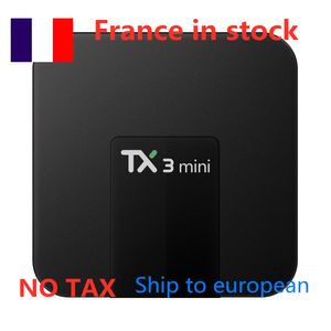 BOÎTE TV TX3 mini plus, Android 11, 2 go 16 go, Amlogic S905W2 Quad Core, support H.265 4K, 10 pièces, LOT de 10 pièces, livraison France et Europe