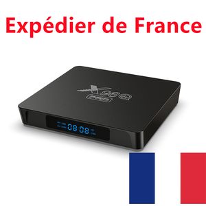 Envío desde Francia X96Q Pro TV Box Android 10 Smart TVBOX Allwinner H313 Quad Core 4K 60fps 2.4G WiFi Google Playstore X96 Mini