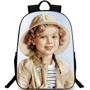 Sac à dos Shirley Temple Sac à dos Star Sac d'école actrice Sac à dos décontracté Sac à dos imprimé Cartable photo Sac à dos photo