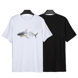camiseta para hombres diseñador T COSTRAS PARA HOMBRES Adolescentes Boy Girl Sweat Tee Camisas Impresión de tiburones Extraño Angels Breathable Angels