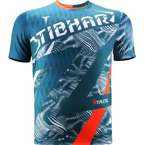 Camisas genuinas tibhar mesa de tenis de tenis para hombres mujeres ping pong ropa deportiva ropa 2020