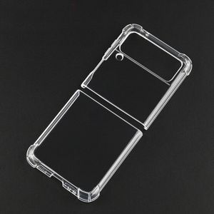 Coque de protection transparente de qualité militaire transparente absorbant les chocs et résistante aux rayures pour étuis Samsung Galaxy Z Flip 3