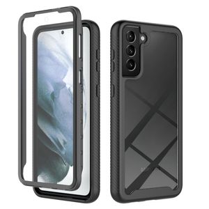 Custodie per PC trasparenti antiurto Proteggi schermo integrato TPU Bumper Rugged Defender Cover per Samsung Galaxy A21S A31 A51 4G A71 5G S21+ PLUS S20 FE Custodia per telefono