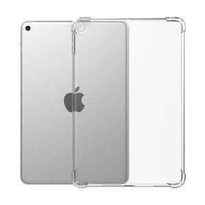 Étui arrière TPU SILICONE TOCHOP pour iPad Pro 9.7 10.2 11 12,9 pouces Mini 5 6 Flexible High Clear Soft Transparent Cover Bubble Airbag Protection M2 M4 CHIP 2024