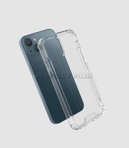 Coque de téléphone portable en caoutchouc TPU en silicone souple antichoc Coque de peau pour iPhone 11 12 13 Pro Max Mini X XR XS 7 8 Plus 1,5 mm d'épaisseur Couverture transparente à la mode