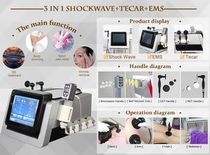 máquina de terapia de ondas de choque masajeador inteligente tecar ems con productos calientes de buena calidad top 20