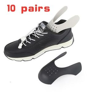 Pièces de chaussures Accessoires 10 paires de chaussures pour Sneaker Sport Head Anti Crease Protector Stretcher Expander Shaper Toe Caps Care Support Wholesale 230802