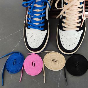 Pièces de chaussures Accessoires Dentelle colorée Bleu Rose Noir Beige AJAF Sneaker Femmes Hommes Adulte String Loisirs et Allmatch Lacets 230211