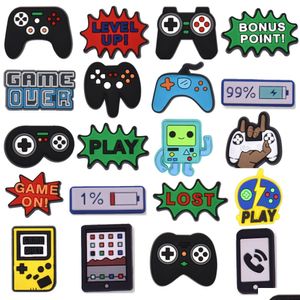 Accesorios de piezas de zapatos Accesorios de piezas de zapatos Venta al por mayor Controlador de videojuegos Encanto Decoración Hebilla para encantos de zuecos Jibitz Pins Dr Dhmij