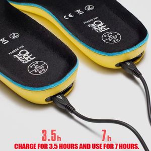 Pièces de chaussures Accessoires Semelles chauffantes USB pour chaussures électriquement Coussin chauffant pour les pieds Tapis de chaussette chauffant pour sports de plein air d'hiver Semelle chauffante pour l'hiver chaud 230225