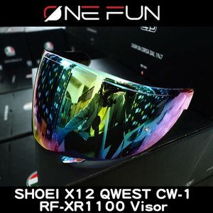 Visière de casque Shoei pour SHOEI Cw-1 X-12 Rf-1100 Xr-1100 Qwest x-spirit 2 Cw1 X12, étui à lentilles, masque complet, lunettes, bouclier anti-rayons ultraviolets