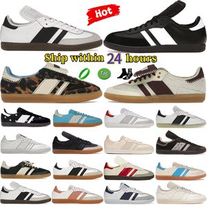 2024 Diseñador Zapatos para correr Hombres Mujeres Casual OG Zapatillas clásicas Negro Blanco Gales Bonner Leopard Walse Bonner Crema negra para hombre para mujer Sptors al aire libre Zapato de moda