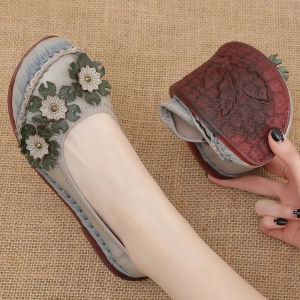 Chaussures 2021 filles gris seins authentiques chaussures artisanales marques de luxe à la main pour femmes des appartements concepteurs confortables femme oxford mocasines